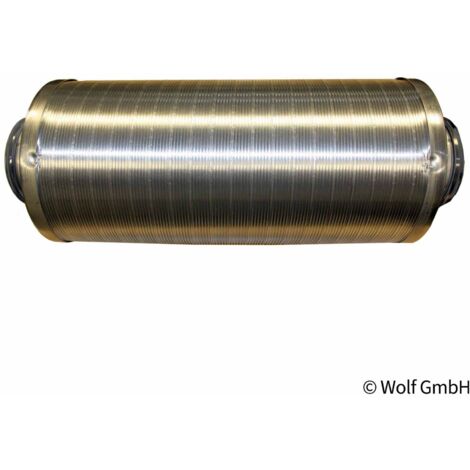 WOLF Schalldämpfer DN125 Länge 500 mm mit 50 mm Dämmung für CWL - 2577765