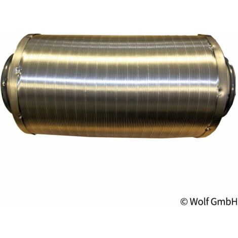 WOLF Schalldämpfer DN180 Länge 500 mm mit 50 mm Dämmung für CWL - 2577767