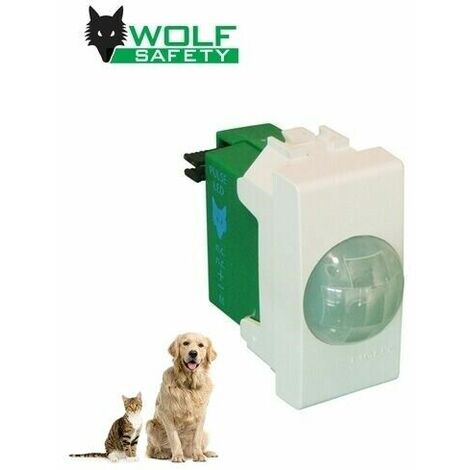 Wolf sensore infrarossi jolly 12V compatibile Bticino Living Light pet immune - W-JM-LG-TH