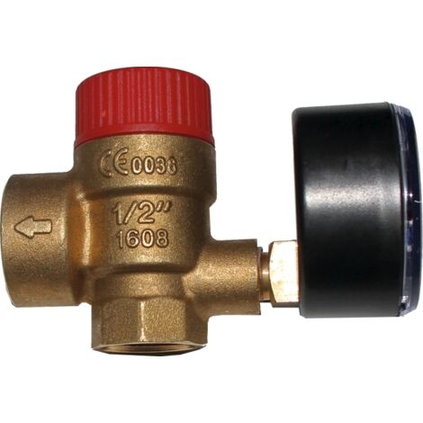 WOLF Sicherheitsventil 3,0 bar mit Manometer - 240046599