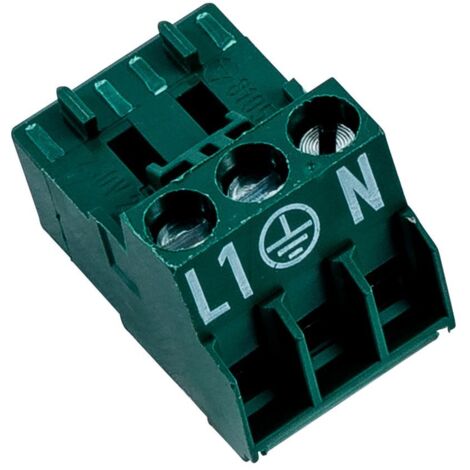 Wolf Stecker 3-polig RAST 5 in Moosgrün L/PE/N - 274741899