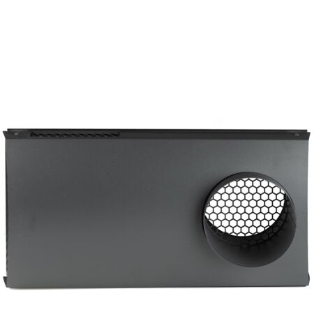 Wolf UniAir Design-Doppelgitter DN160 anthrazit RAL 7016 für CWL