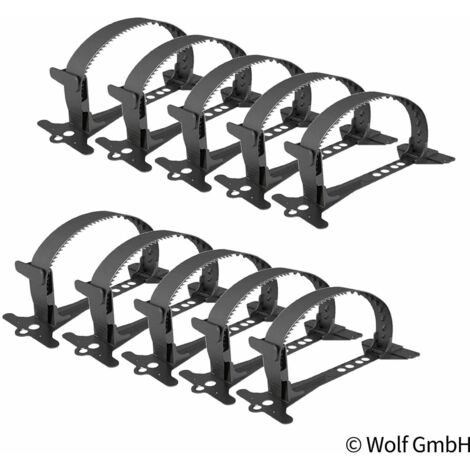 Wolf Universalschelle für Comfort-Wohnungs-Lüftung CWL-Rohr 50x100, 63 und 75mm