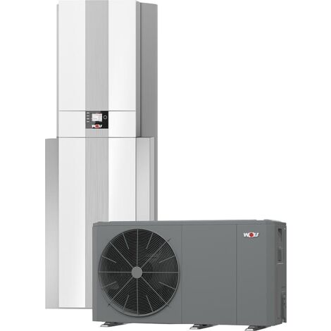 WOLF Wärmepumpen-Center FHA-Monoblock 06/07 300 Warmwasserspeicher 280 L Speicher