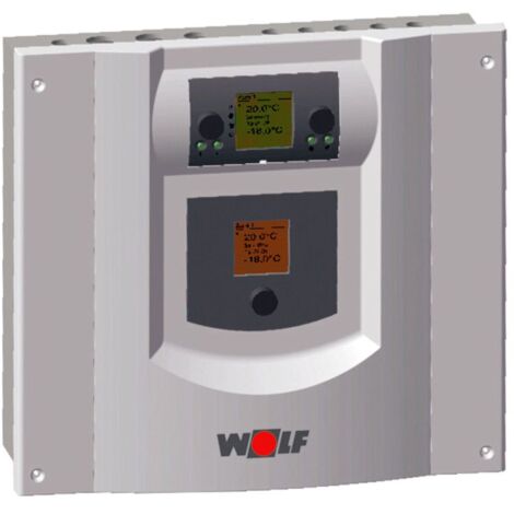 Wolf Wärmepumpen-Manager WPM-1 mit Gehäuse zur Wandmontage, Vollgrafikdisplay mit Menüführung