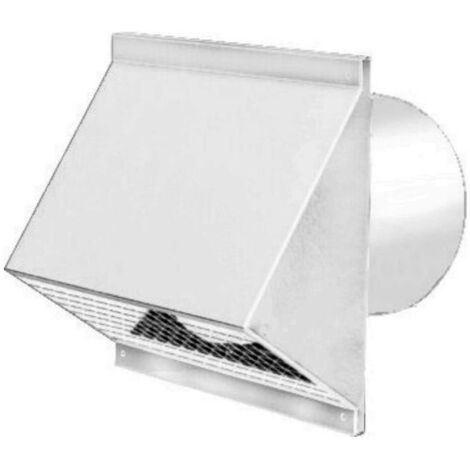 Wolf Wandhaube DN 125 für Comfort-Wohnungs-Lüftung CWL, Weiß