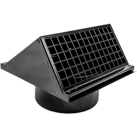 Wolf Wandhaube DN 160 für Comfort-Wohnungs-Lüftung CWL, Schwarz