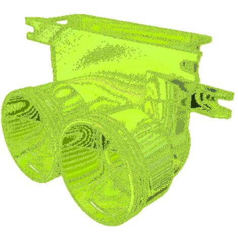 Wolf Winkeladapter 2x DN 75 auf 50x140mm
