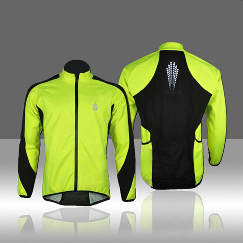 

WOLFBIKE Polar termico Ciclismo Jersey de manga larga Chaqueta deportiva de invierno al aire libre Abrigo de viento a prueba de viento Ropa de