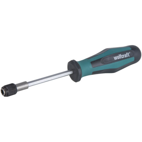 Wolfcraft - 1 Handschraubendreher mit Bitaufnahme - 8725000