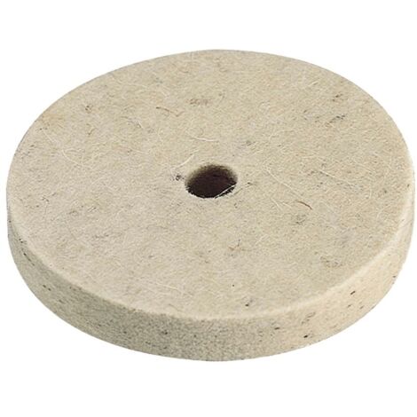 Wolfcraft - 1 Polierfilzscheibe Bohr=10mm ø75x10mm - 2130000