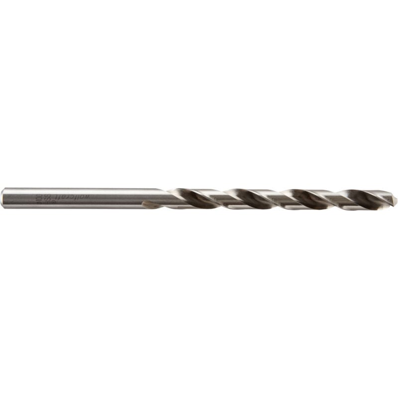 Image of Wolfcraft - Metallbohrer hss geschliffen lang 7602010 ø 10 mm Rundschaft Metallbohrer