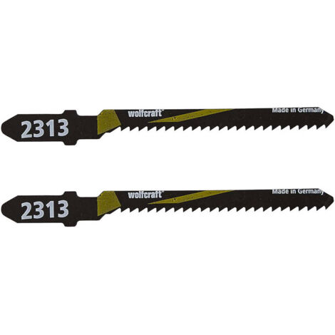 WOLFCRAFT - 2 LAME PER SEGHETTI ALTERNATIVI HCS TAGLIO CURVO 50 MM. ATTACCO A "T" 2313000