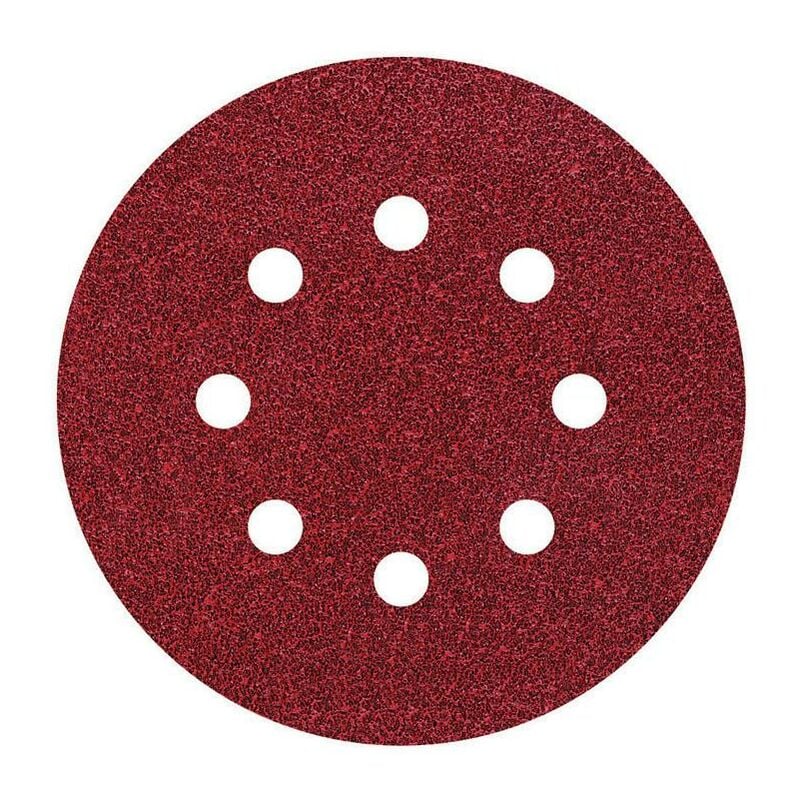

25 discos adhesivos de lijar perforadas Ø 125 mm Grano 80
