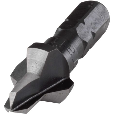 wolfcraft 2548000 - Svasatore WS, 3 lame, gambo esagonale Ø 5-12 mm, argento