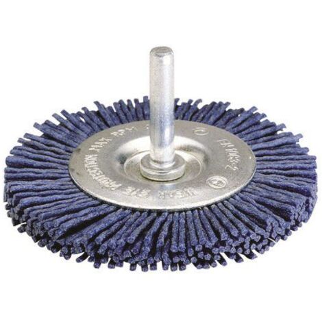 WOLFCRAFT 2726000 BROSSE NYLON CIRCULAIRE T6 DIAMÈTRE 75 MM