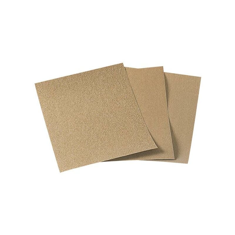 

1 pliego de papel de lijar standard 230 mm x 280 mm Grano 60 - Wolfcraft