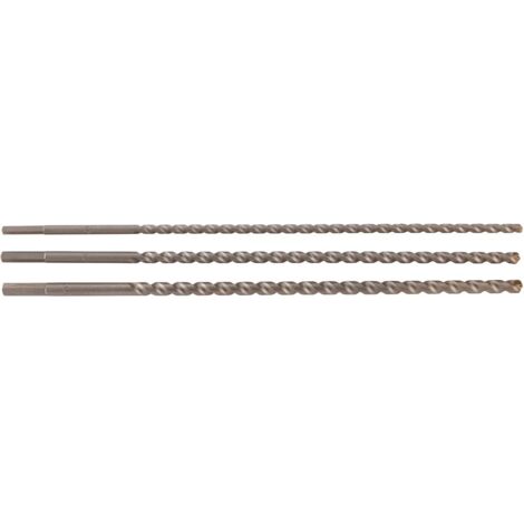 Wolfcraft - 3 Mauerdurchbruchsbohrer HM, sort. - 7917000