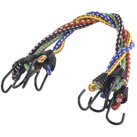 Wolfcraft 3293000 - 5 gomas tensoras sencillas 50 cm