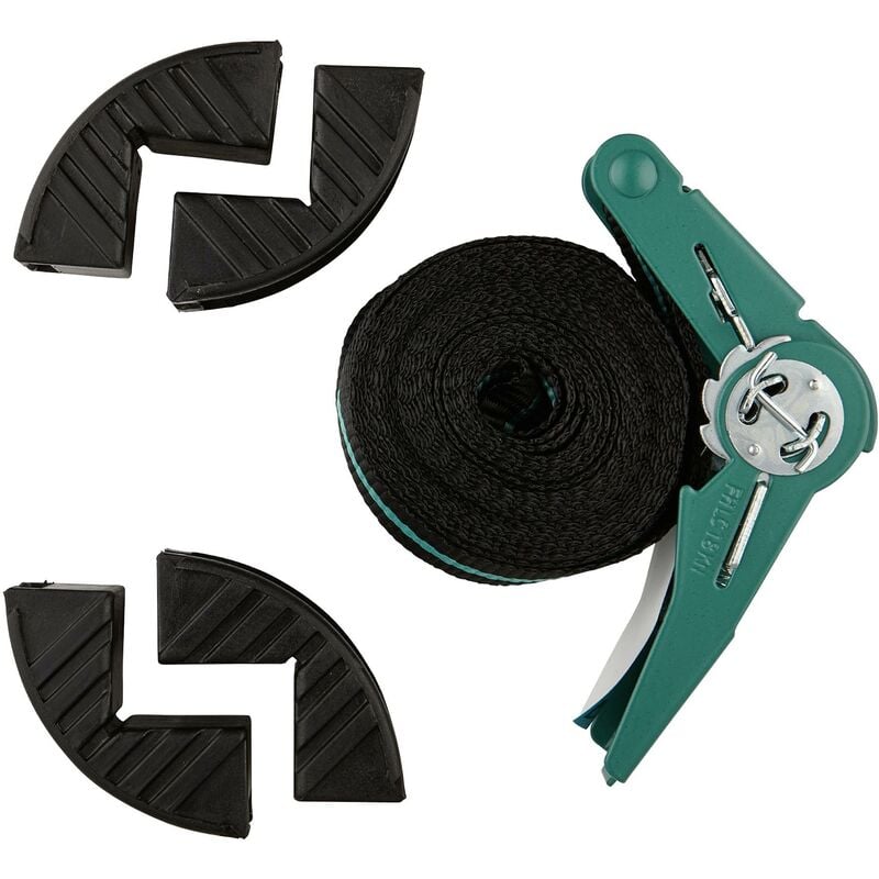 

3441000 - 1 tensor de cinta de carraca con 4 mordazas, ancho 25 mm 4 m - Wolfcraft