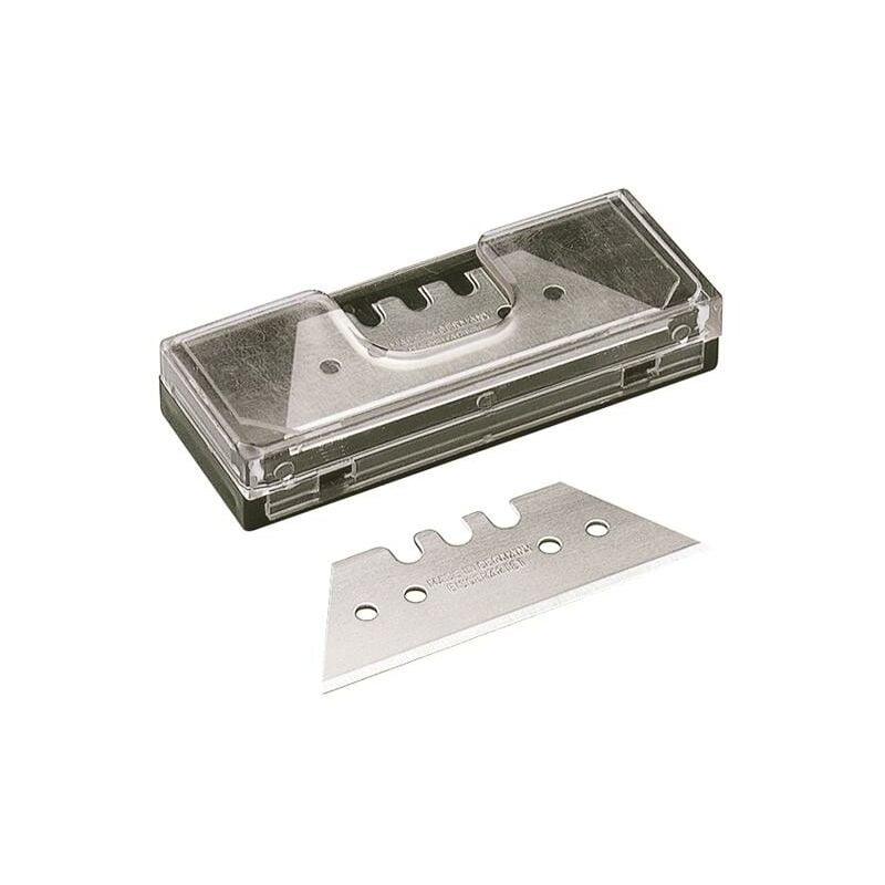 

Wolfcraft 4187000 - 5 cuchillas trapezoidales 0,65 x 61 mm 7 segmentos 18 mm