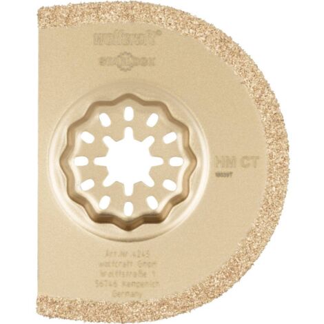 Lames De Scie Sauteuse HCS 75mm - Lot De 2 Pour Bois Tendre, MDF, Panneaux Stratifiés (Queue En T, Pas 2.5mm)