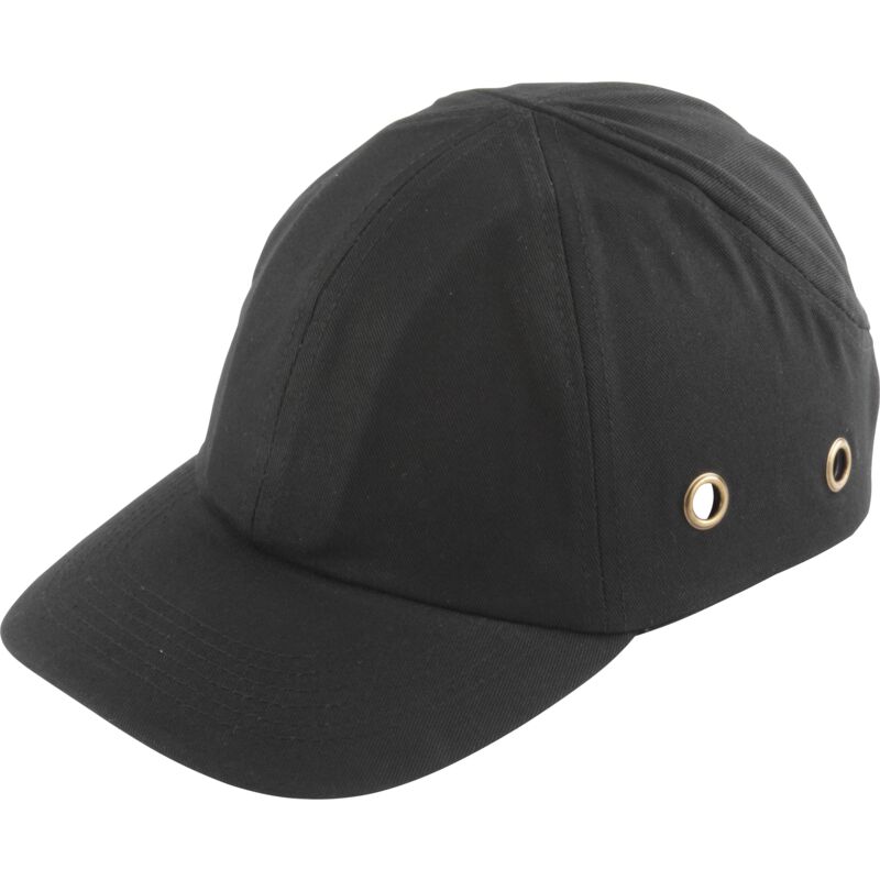 

protector para cabeza adaptable a gorra, plástico negro, DIN EN 812:1997 (CE)