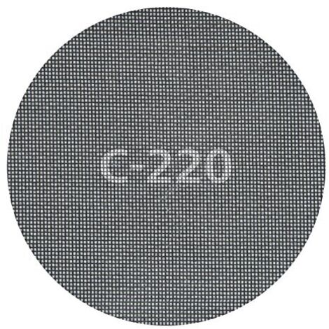 Wolfcraft 5 abrasivi retinati velcrati, grana 220, diametro 180mm - 5616000