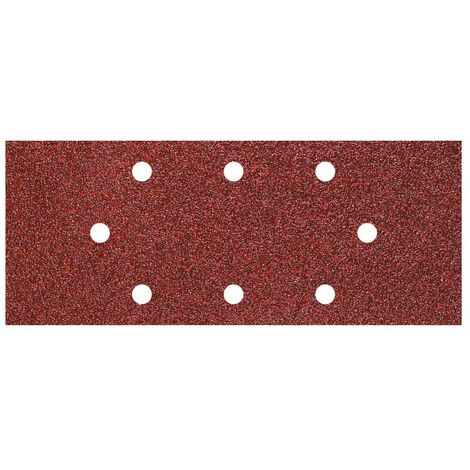 Wolfcraft 5 Fogli abrasivi perf.grana 180 93x230mm