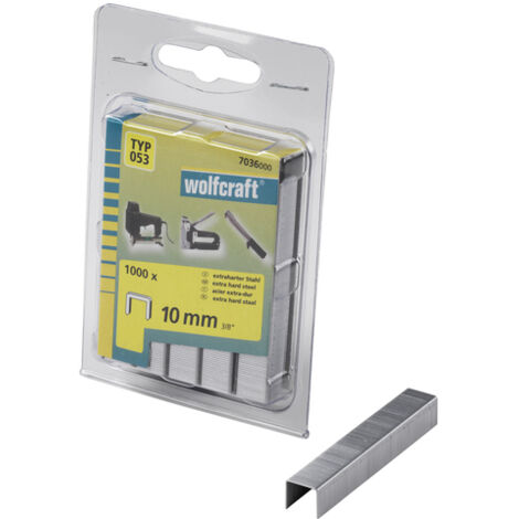 Wolfcraft - 5000 Klammern br,X-hart.Stahl Typ53 8mm - 7032100