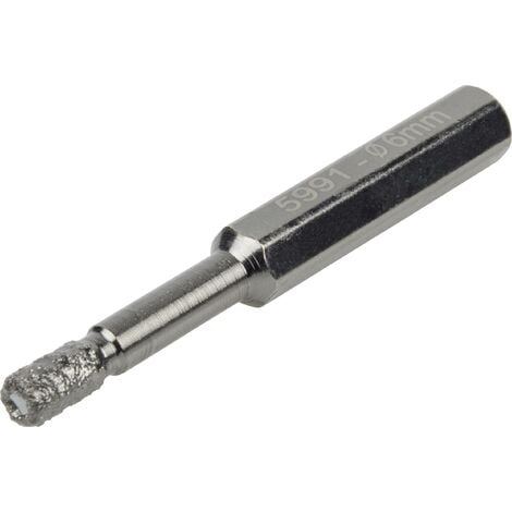 Wolfcraft Foret à concrétion de diamant pour perçage à sec, emmanchement 6 pans