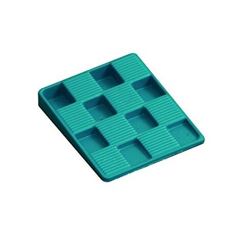 WOLFCRAFT 6930000 LOT DE 40 CALES DE DILATATION EN PLASTIQUE 58 X 30 MM