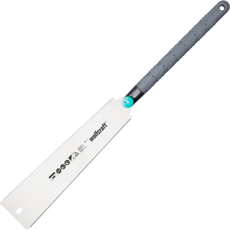 Wolfcraft - Scie Japonaise - Lame de 330 mm en Acier Inoxydable - Pour Bois, Plinthes, Tuyaux en Plastiques - réf. 6955000