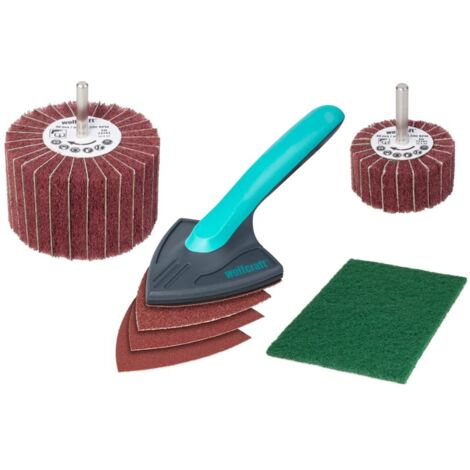 wolfcraft 7-tlg. Holz-Schleif-Set 5642000