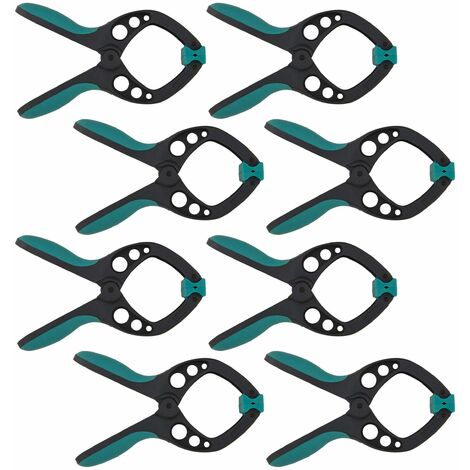 wolfcraft 8 morsetti a molla PRO, 60 mm I 8652000 I Aiutante versatile ideale per progetti di fai da te e modellismo