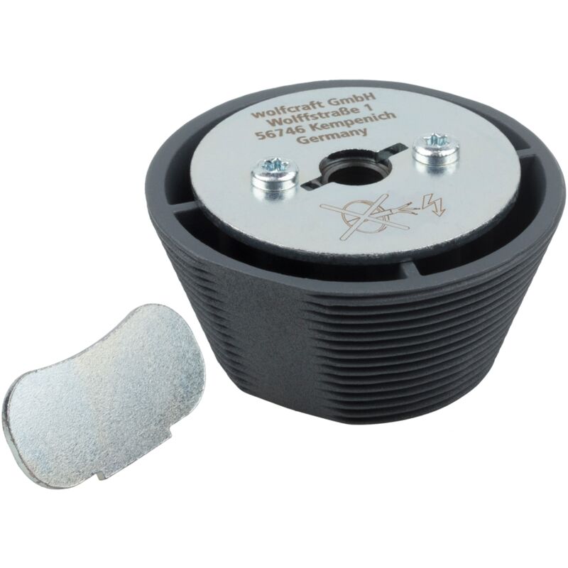 Wolfcraft - adaptateur pour agrandissement des trous fi 46-62mm