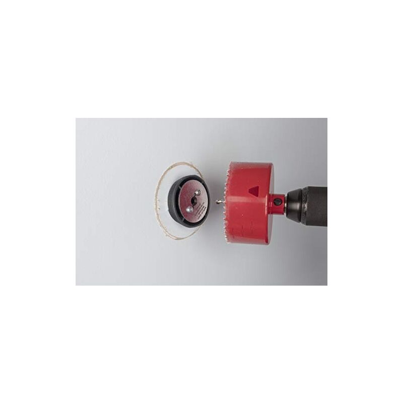 Wolfcraft - 5952000 5952000-GUÍA taladrar sierras de corona con broca de centrar de ø 6 + 8 mm, incluye guía para atornillar