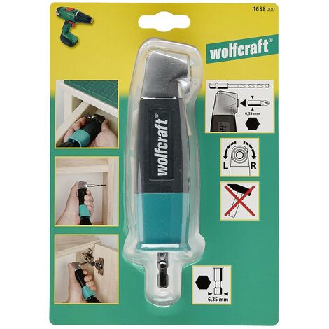 wolfcraft Angular Gear for Drilling and Screwing at 90° Angle