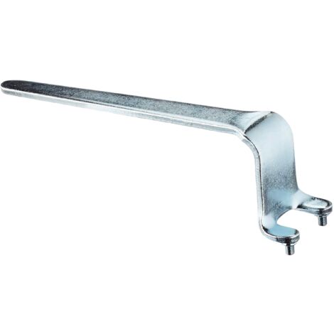 wolfcraft Chiave per dadi a flangia per smerigliatrice angolare, piegata a gomito I 2458000 I Per cambiare facilmente mole a tazza profonde