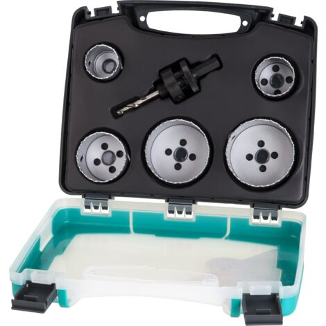 Wolfcraft - Coffret scies trépans multimatériaux électricité et plomberie prêts à l'emploi