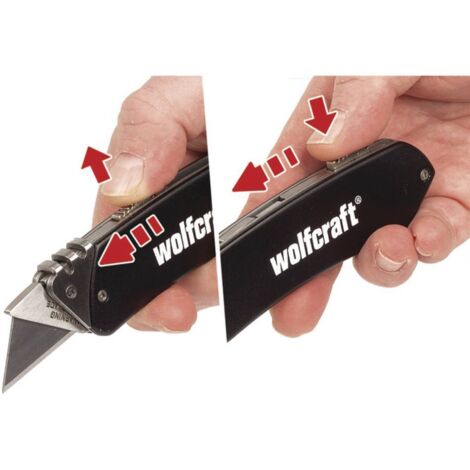 Wolfcraft Coltello in alluminio uso universale