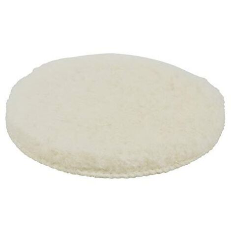 wolfcraft Cuffia per lucidatura velcrata in lana d'agnello I 3163000