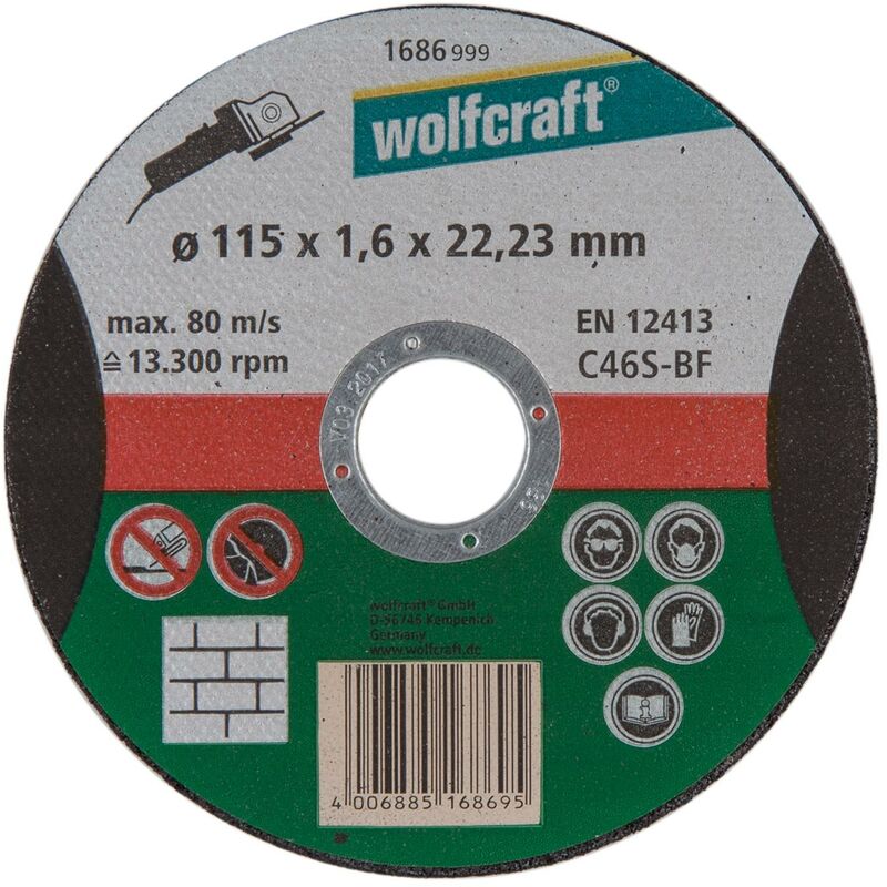 

Disco de corte para amoladora angular corte piedra 2,5mm 1 disco ø230mm recto