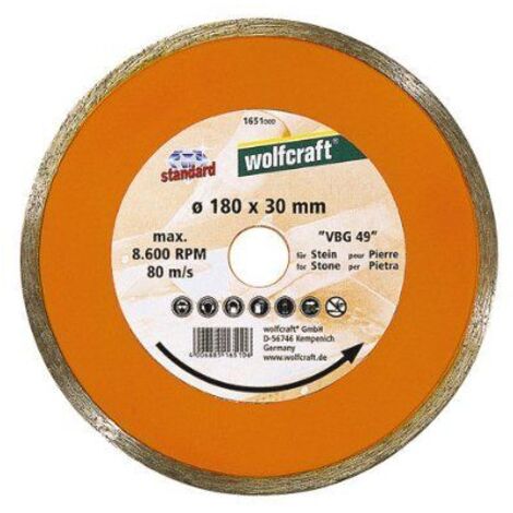 wolfcraft Disque diamant à tronçonner « Standard Ceramic »-1651000