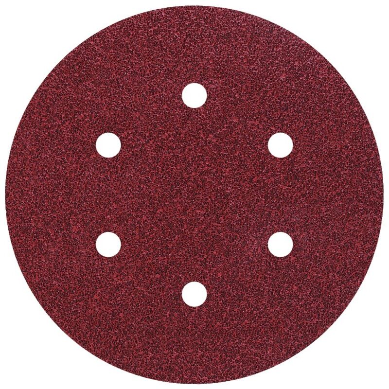 Wolfcraft - 1838000 disques auto-agrippant grain assortis diamètre 150 lot de 12