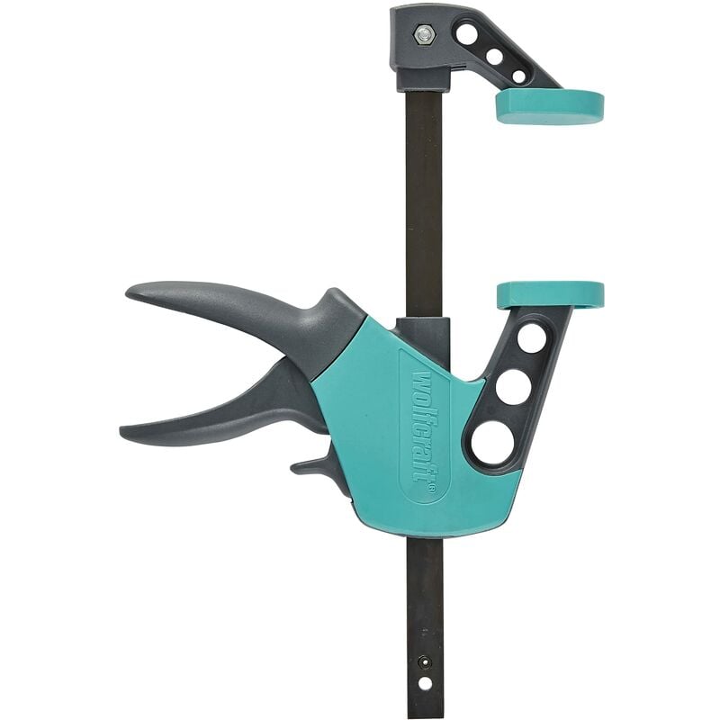 Wolfcraft - Morsetto a una mano easy, 150 mm i 3020000 i Per serrare in maniera rapida e senza fatica - ideale per i progetti fai-da-te