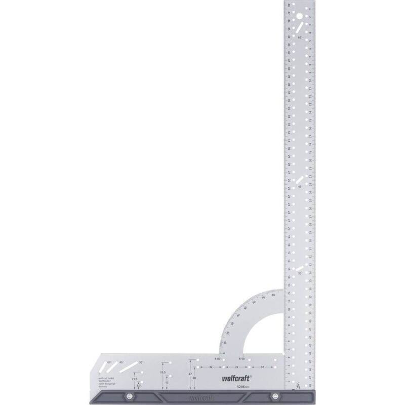 Wolfcraft 5206000 Try Square 280x500mm Universal Measuring Tool