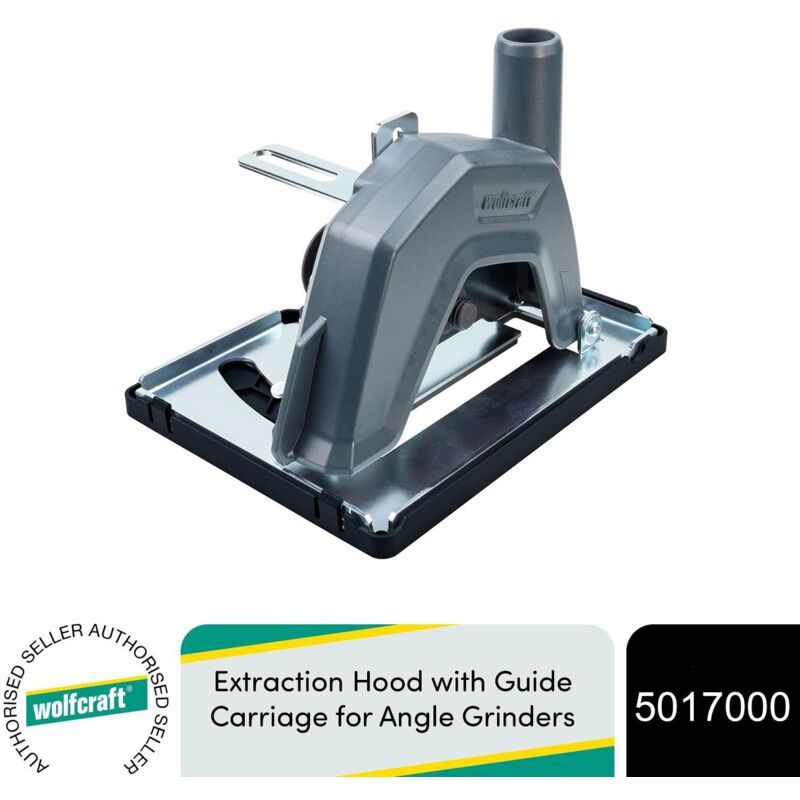 Wolfcraft Extraction Hood With Guide Block For Angle Grinder, Multi