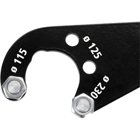 Wolfcraft Flanschschlüssel gerade 30/35 mm Schleifgitter