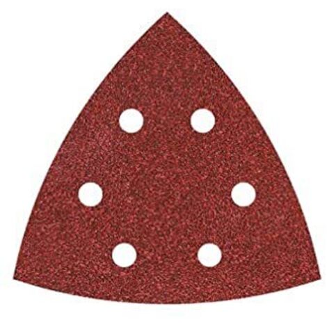 Wolfcraft fogli abrasivi velcro, corindone grana 60/120/240, perf.